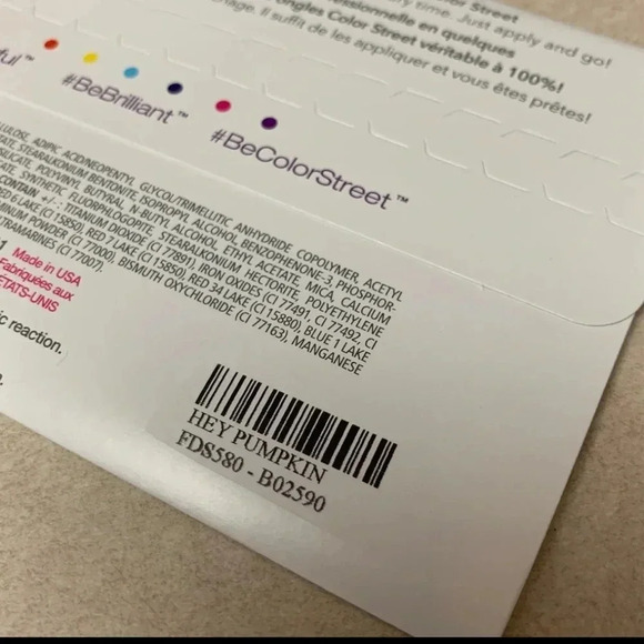 Color Street "Hey pumpkin" Halloween Nail Strips - Picture 3 of 3